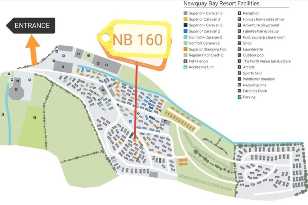 8 Sleep Chalet At Newquay Away Resorts Nb160 ภายนอก รูปภาพ