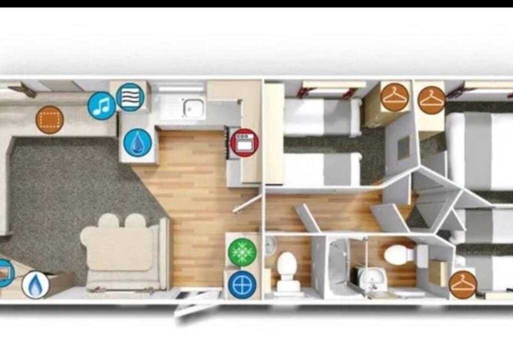 8 Sleep Chalet At Newquay Away Resorts Nb160 ภายนอก รูปภาพ